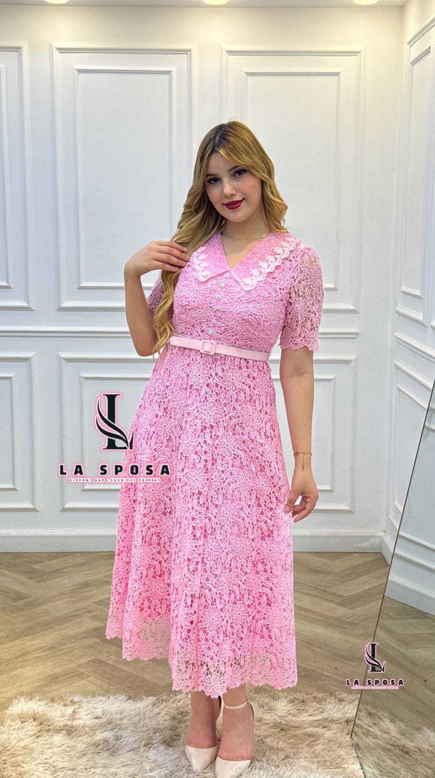 Robe rita rose