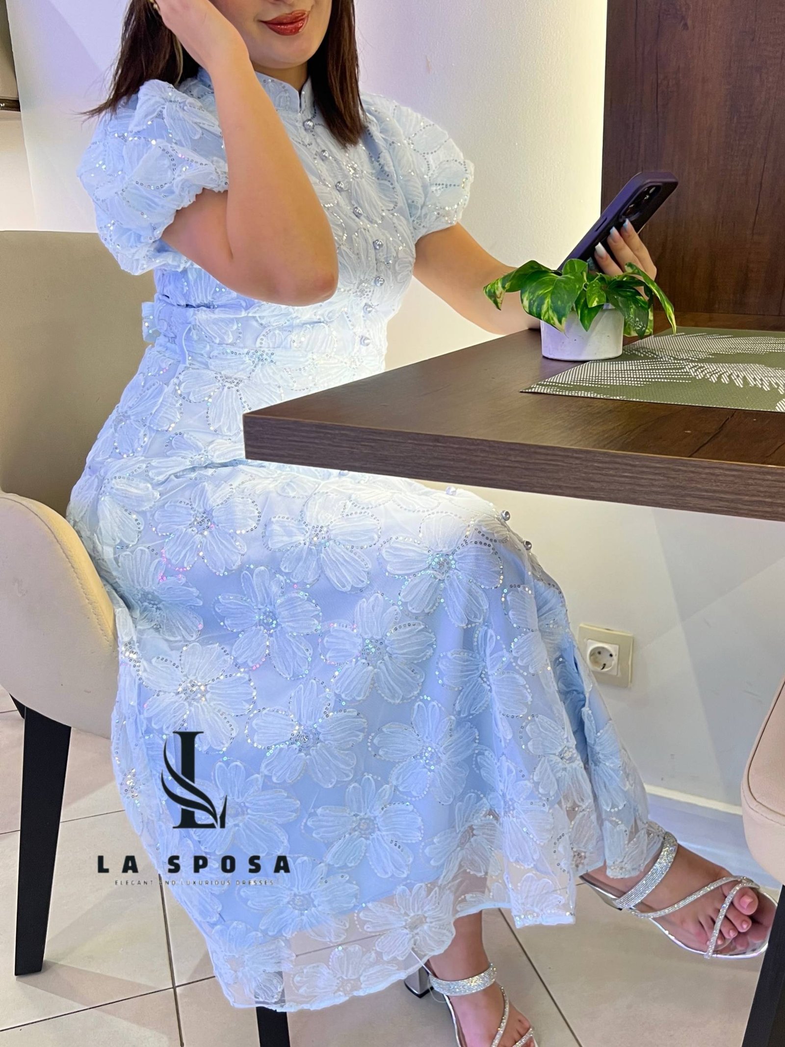 Robe dania bleu ciel 🩵
