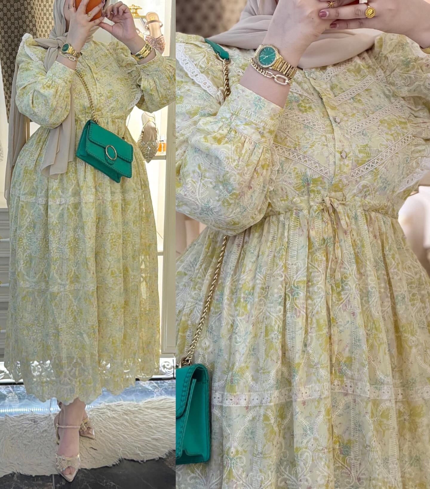 Robe hijabe bordéé