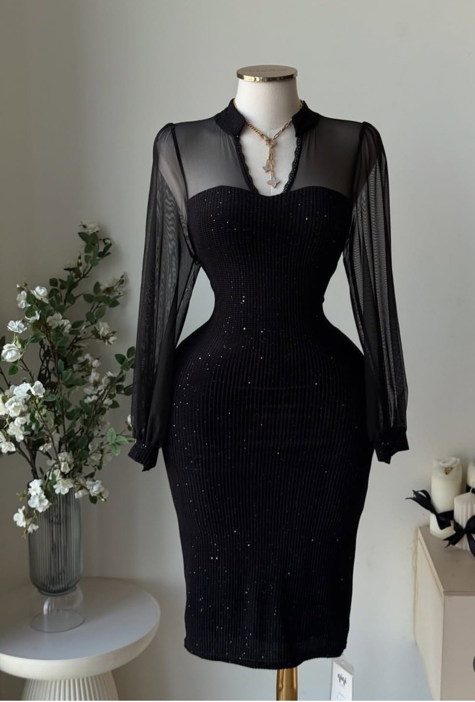 Robe soiré noir